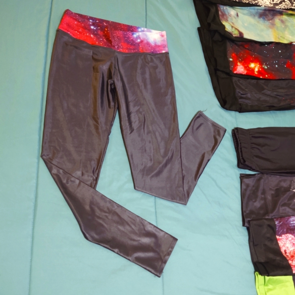🏋🏼‍♀️Galaxy band - Misses size L Slim Fit, Ankle length Athletic leggings